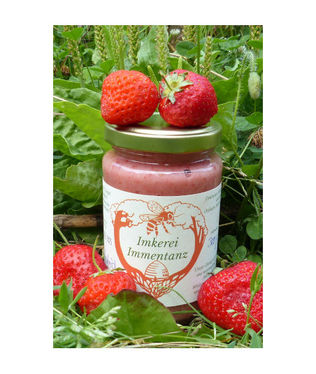 Aufstrich Honig+Erdbeere