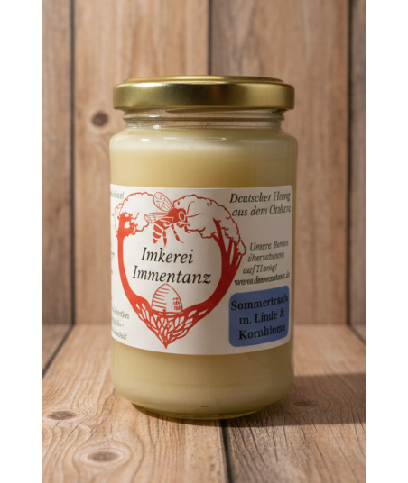 Sommertrachthonig mit Linde & Kornblume 300 g